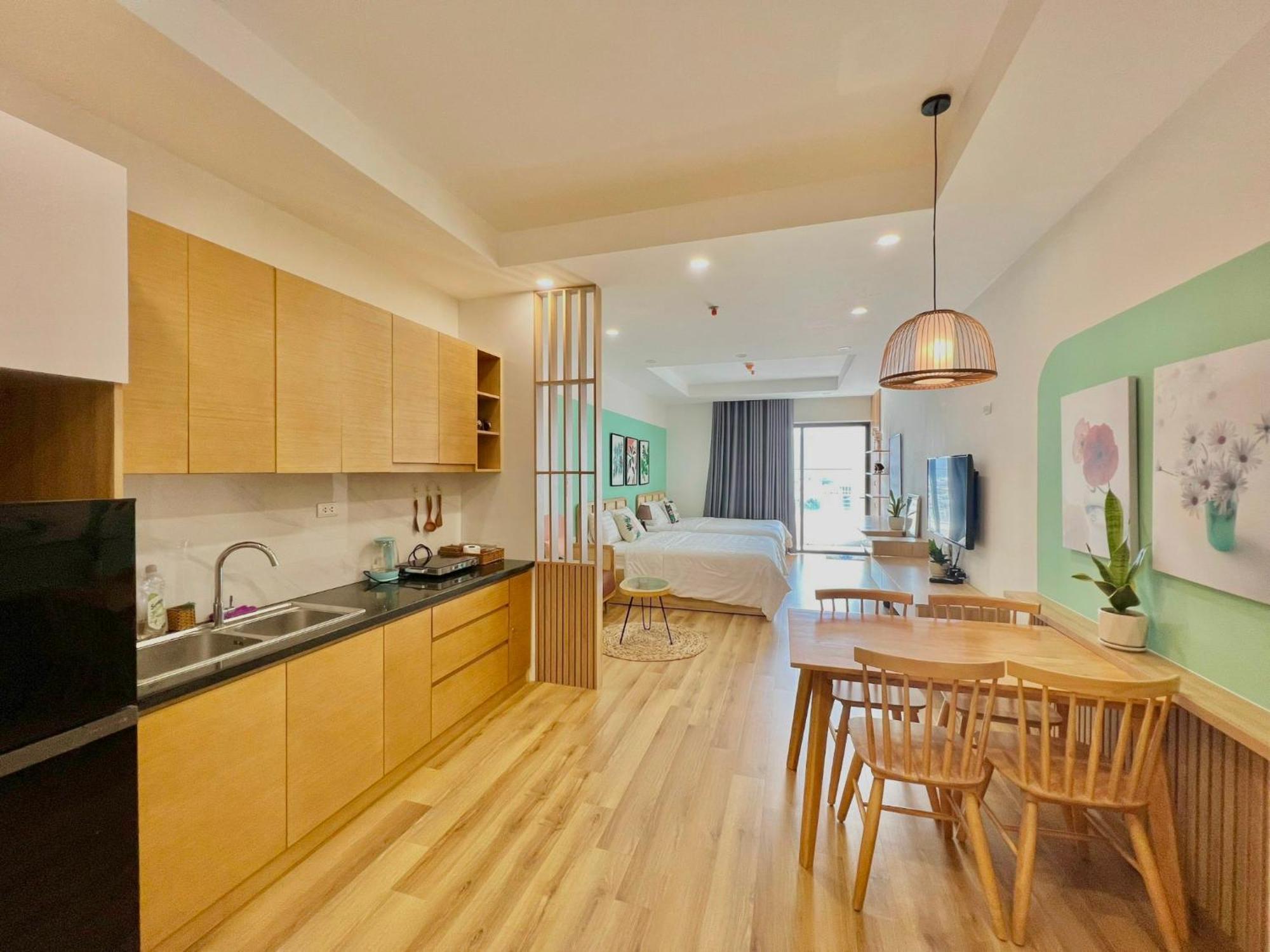 Tms Beachfront Apartment Quy Nhon Bay Eksteriør billede